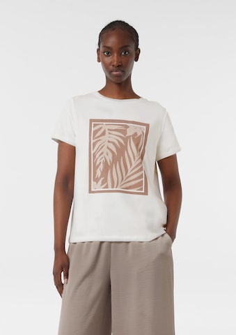 COMMA T-Shirt in Weiß: Vorderseite