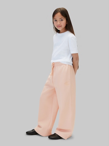 Wide Leg Pantalon Calvin Klein Jeans en orange
