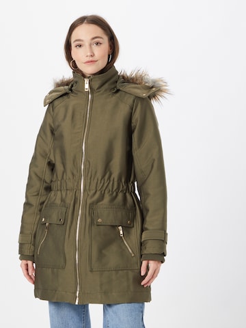 Warehouse Winter parka in Green: front
