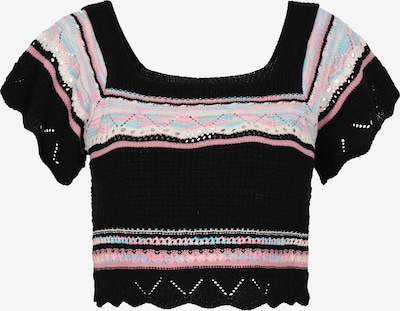 IZIA Neulepaita värissä ecru / vaaleansininen / roosa / musta, Tuotenäkymä