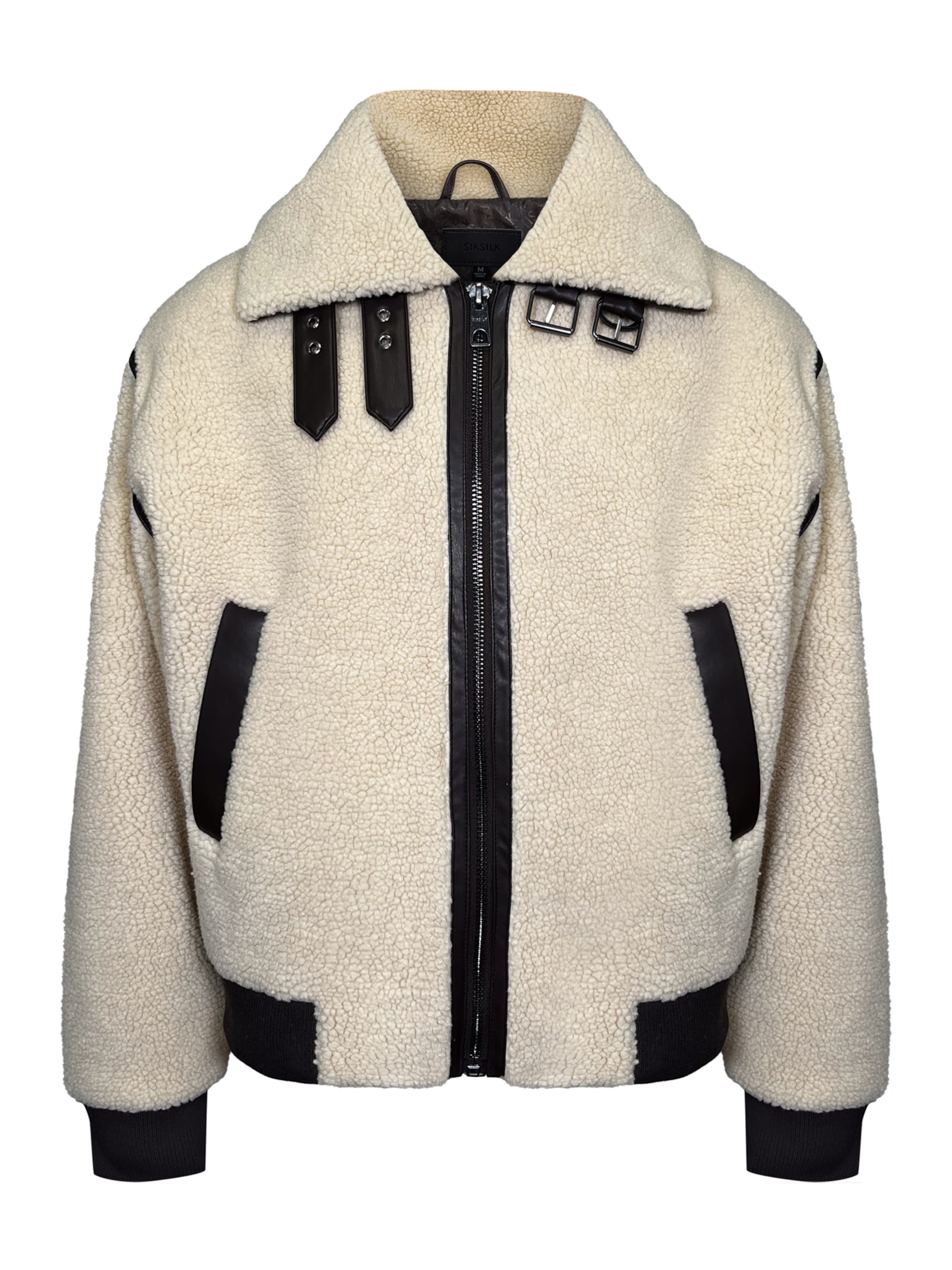 SikSilk Jacke in Beige: Vorderseite