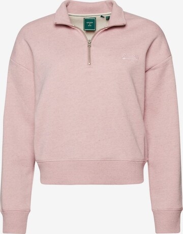 Superdry Sweatshirt in Roze: voorkant