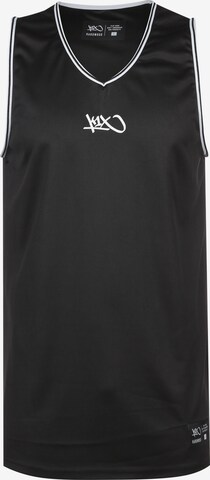 K1X Performance Shirt 'Varsity' in Black: front