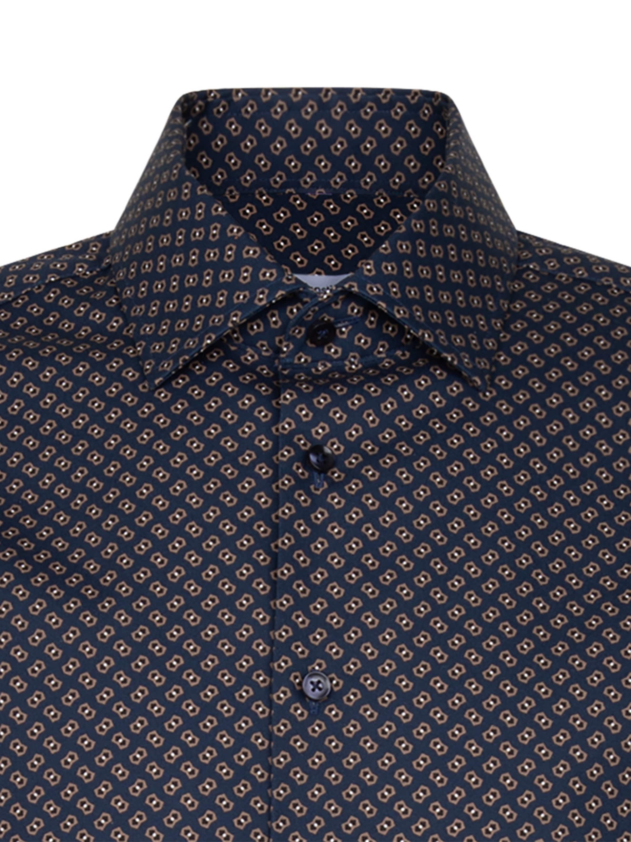 SEIDENSTICKER Regular fit Business Shirt 'Schwarze Rose' in Blue