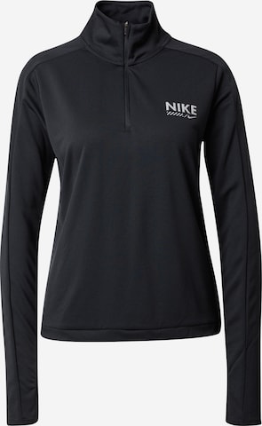Sweat de sport 'PACER' NIKE en noir : devant