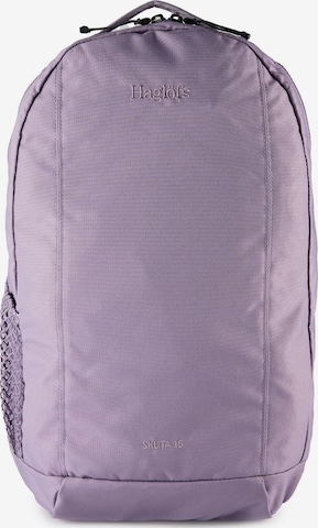 Haglöfs Backpack in Purple: front