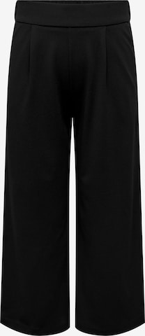 Wide Leg Pantalon ONLY Carmakoma en noir : devant