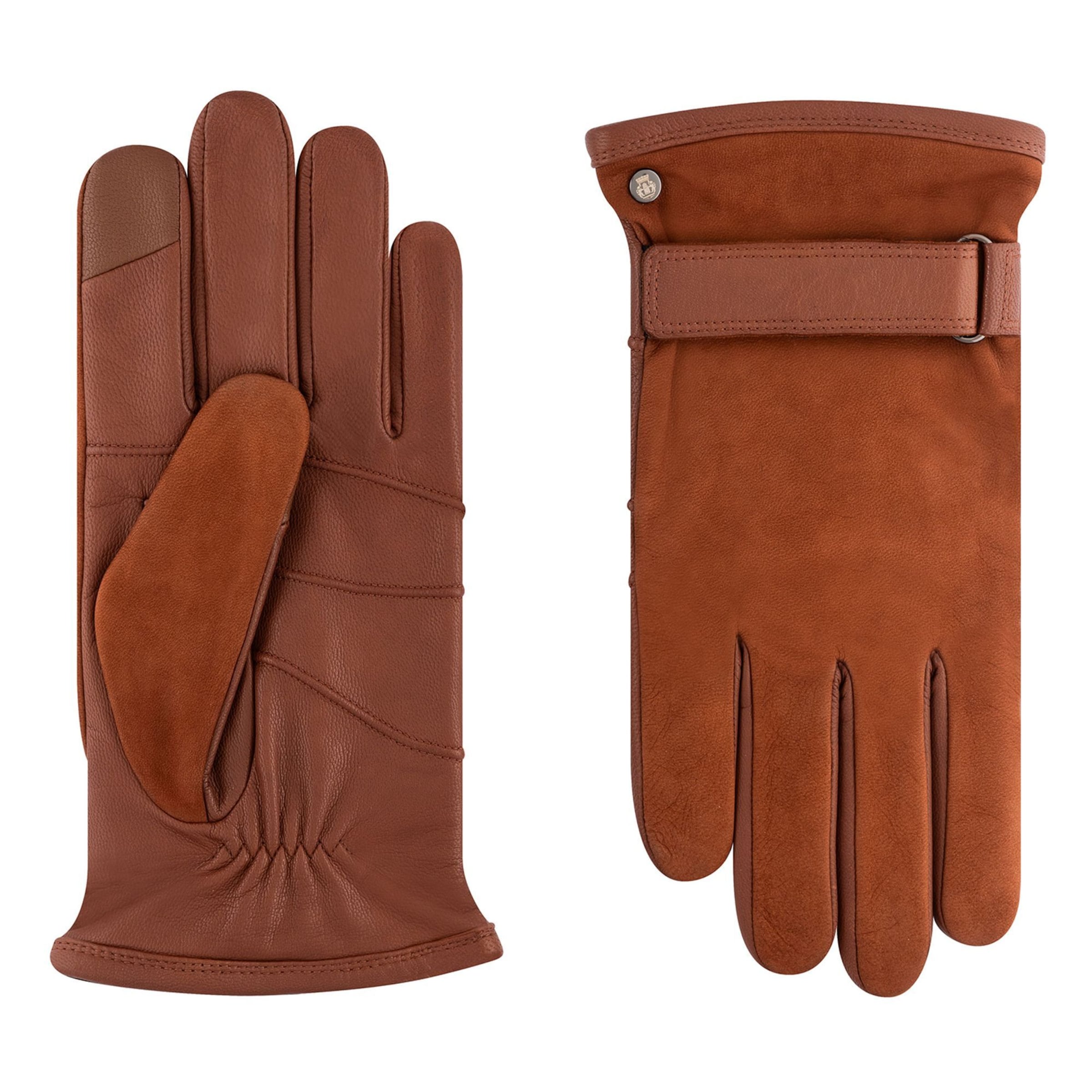 Roeckl Handschuhe 'Bregenz' in Braun: Vorderseite