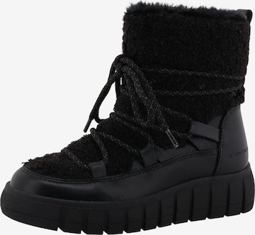 Bottes de neige TOM TAILOR en noir : devant