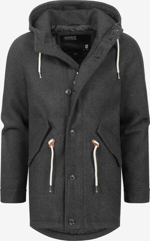 INDICODE JEANS Winter Jacket ' Christof ' in Grey: front