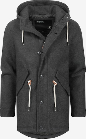INDICODE JEANS Winter jacket ' Christof ' in Grey: front