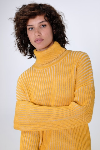 Aligne Pullover 'Gina Roll' in Gelb