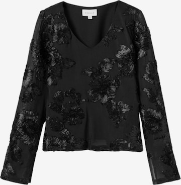 Top ' Lucille ' di Noella in nero: frontale