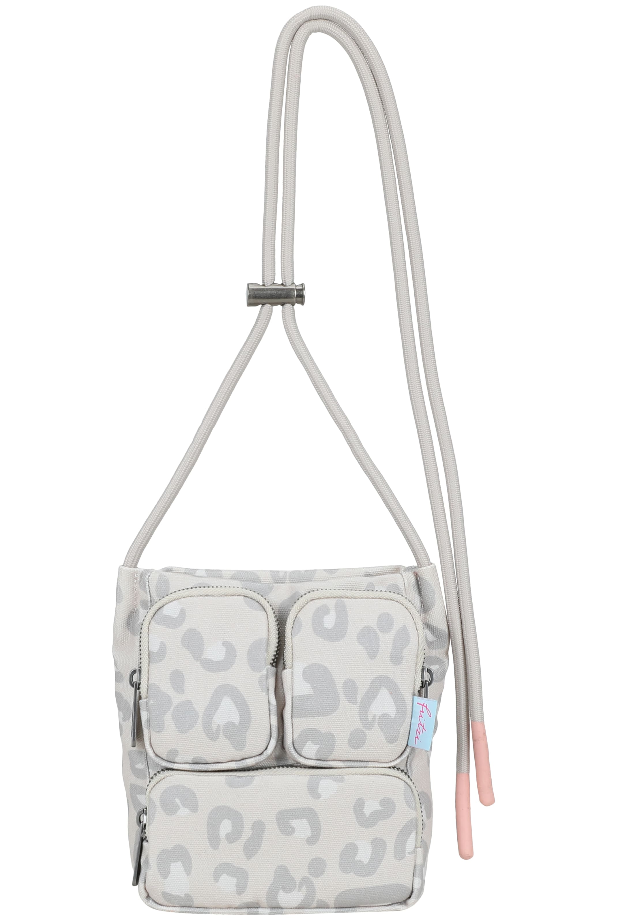 Fritzi aus Preußen Shoulder Bag 'Donny' in Grey: front