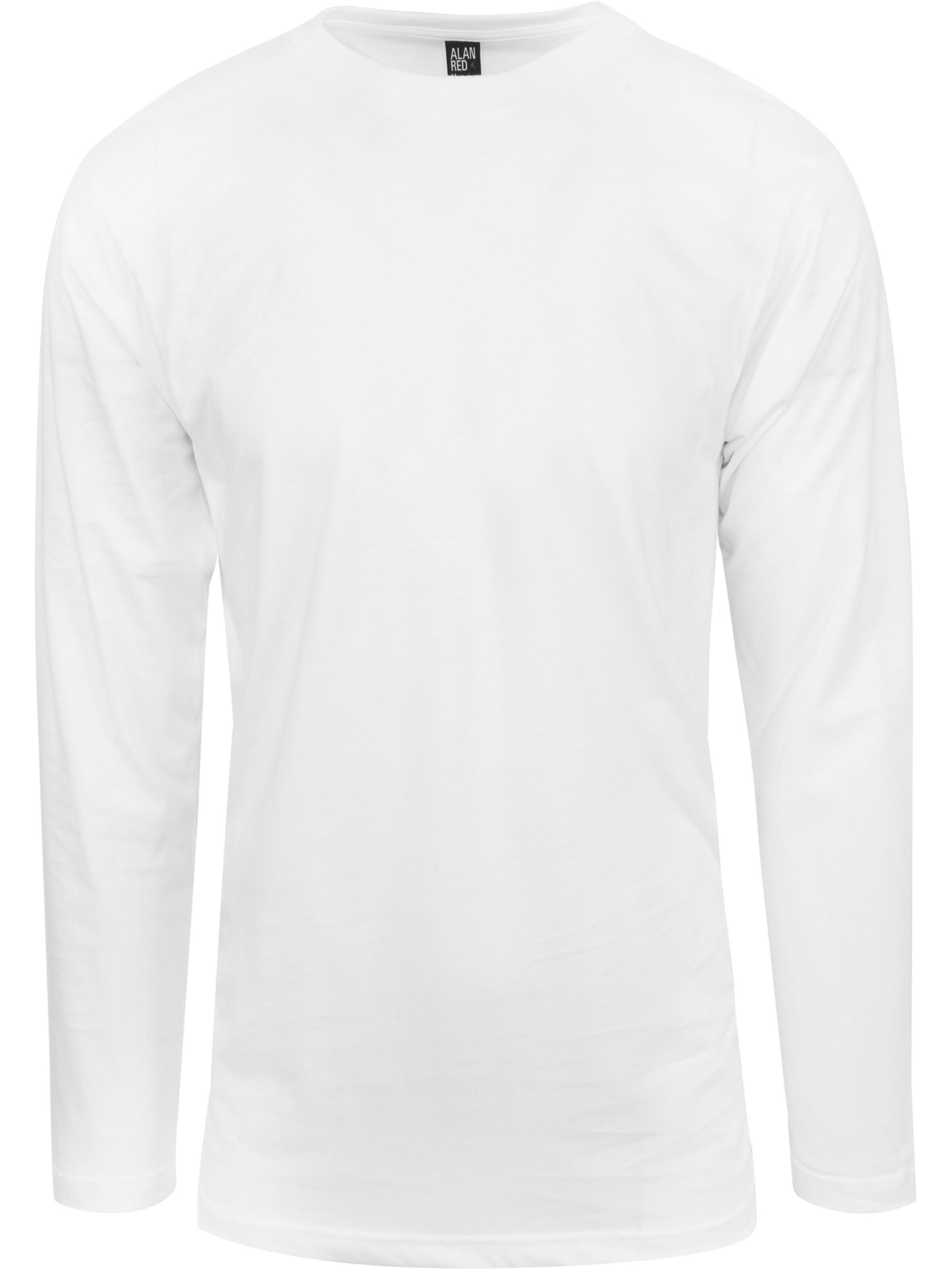 alan red Shirt 'Virginia' in White