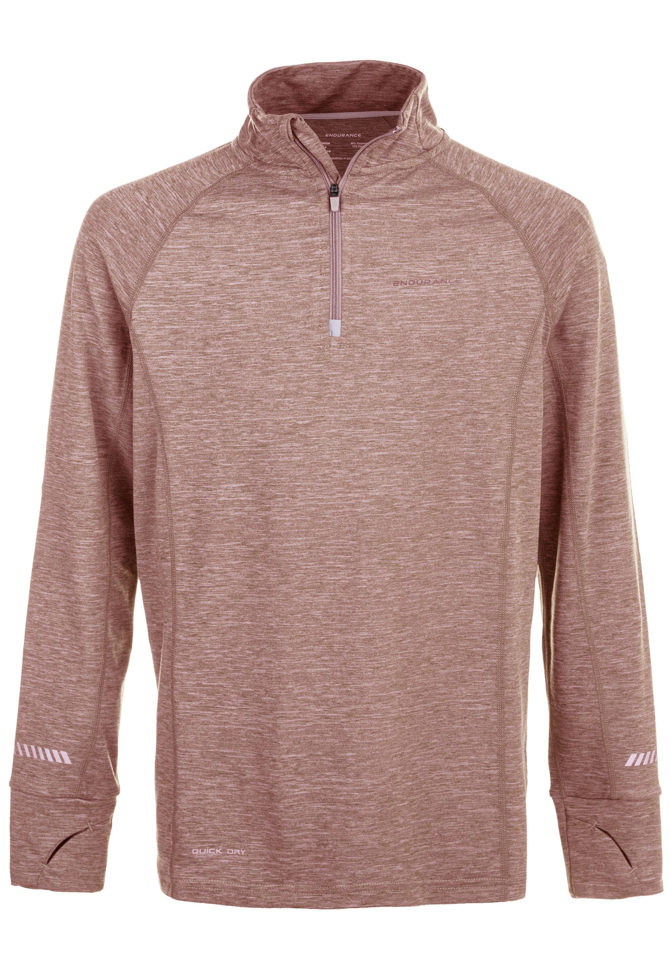 ENDURANCE Functioneel shirt 'Lyle JR.' in Bruin: voorkant