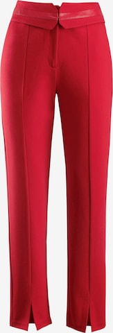 Ashley Brooke by heine Regular Broek in Rood: voorkant