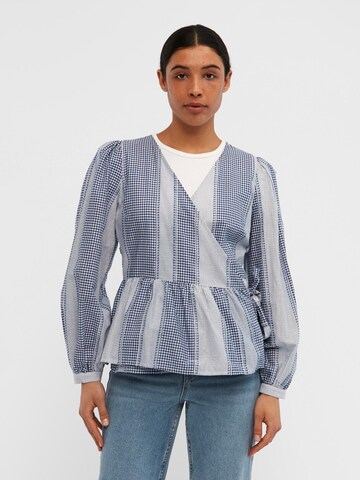 OBJECT Blouse 'Malina' in Blue: front