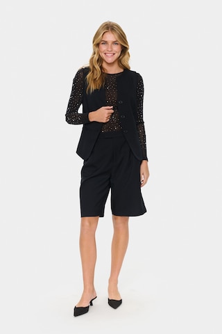 SAINT TROPEZ - Colete 'MariSZ' em preto