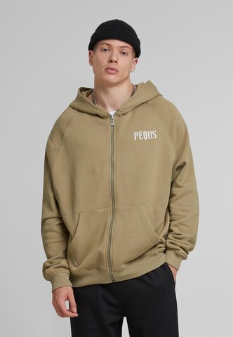Pequs Sweat jacket in Green