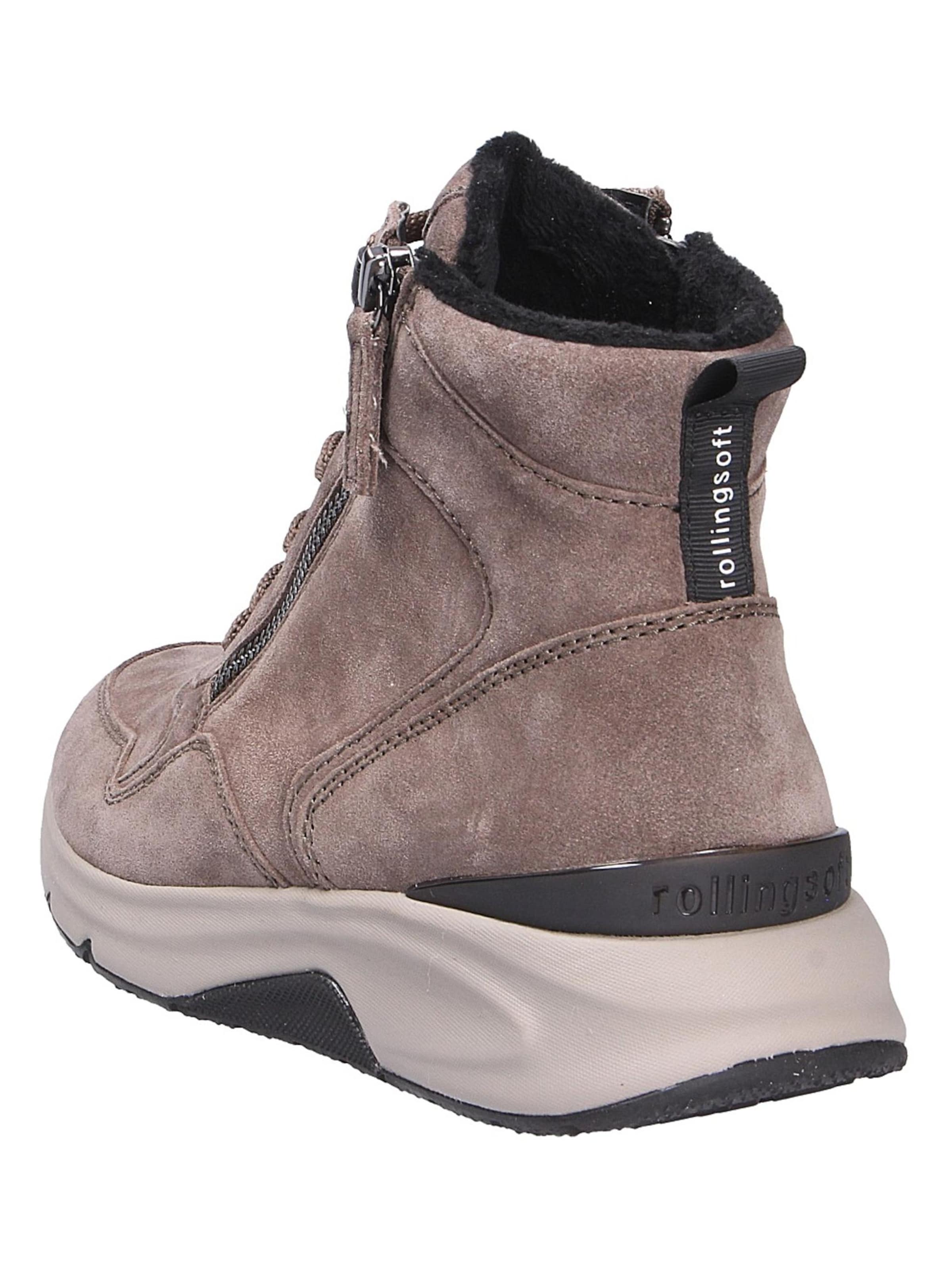 GABOR Lace-Up Boots in Grey