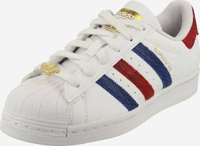 ADIDAS ORIGINALS Sneakers laag 'Superstar' in de kleur Donkerblauw / Geel / Donkerrood / Wit, Productweergave