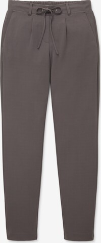 TOM TAILOR Pleat-front trousers in Grey: front