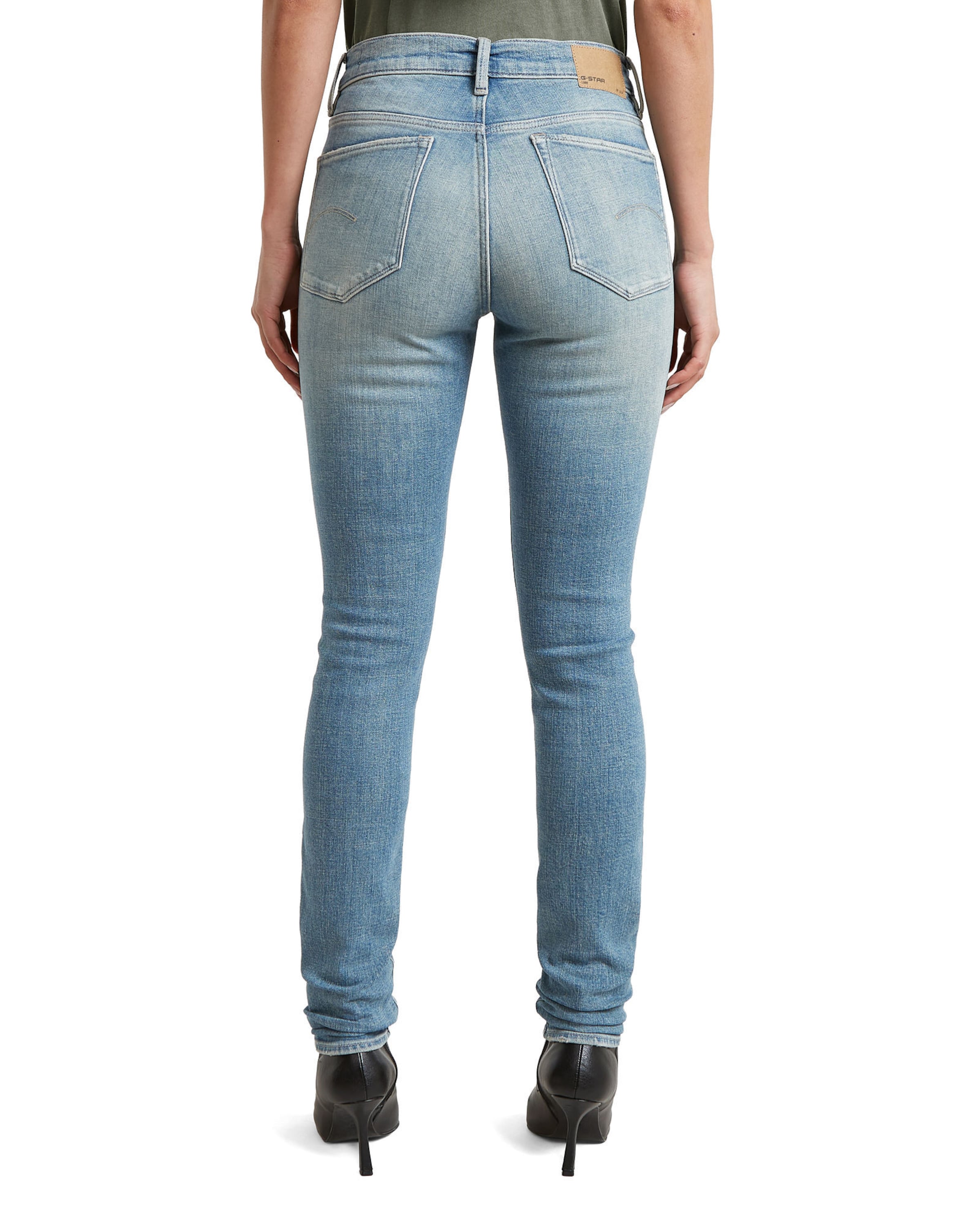 G-STAR Skinny Jeans - '3301 Skinny Jeans' in Blau