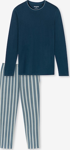 SCHIESSER Pyjama ' Selected Premium ' in Blau: predná strana