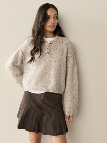 Next Pulóver - bézs: elől