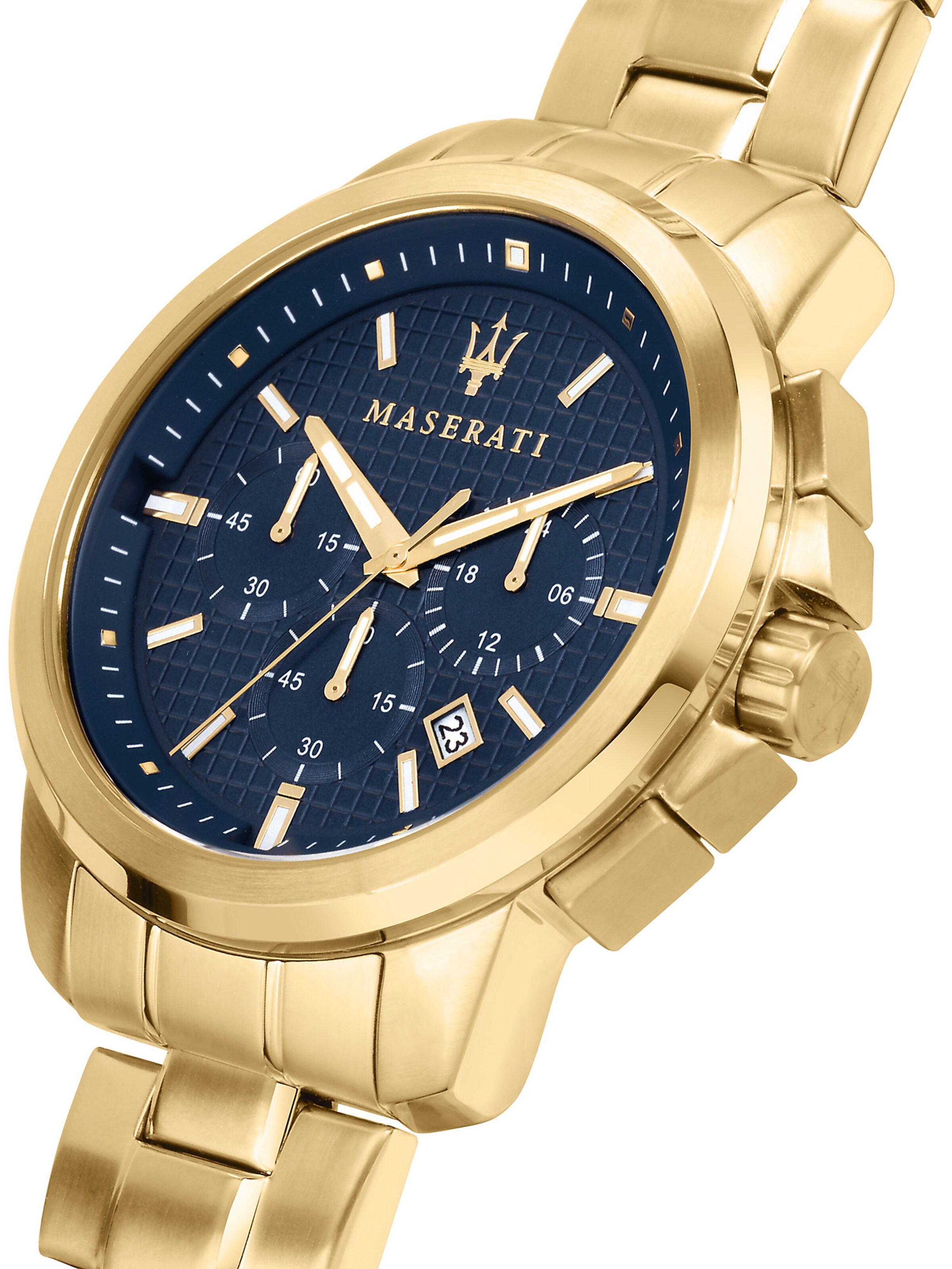 Maserati Uhr in Gold