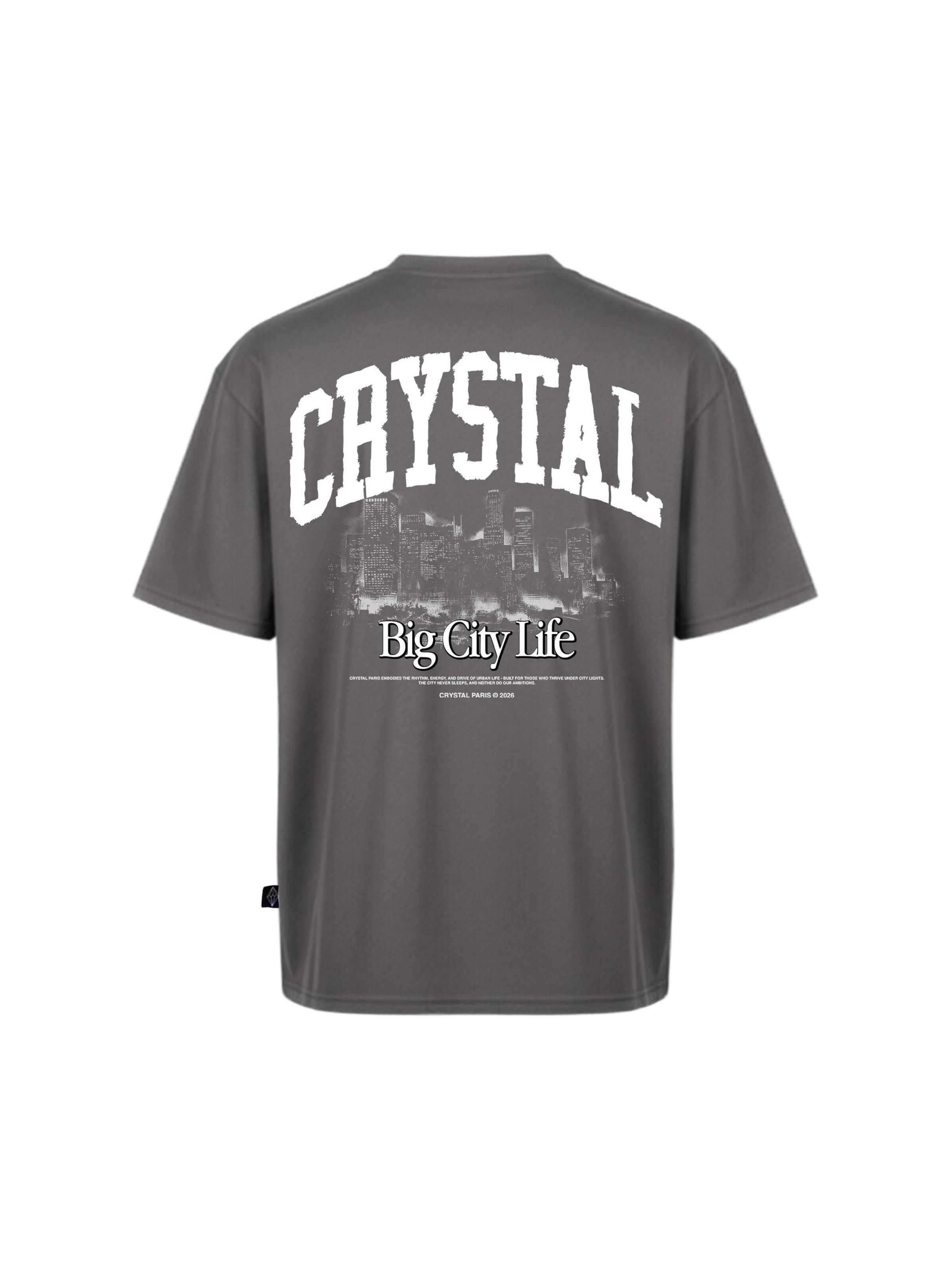 Crystal Paris Shirt 'Big City'‌‌‌‌‌‌‌ in Grau
