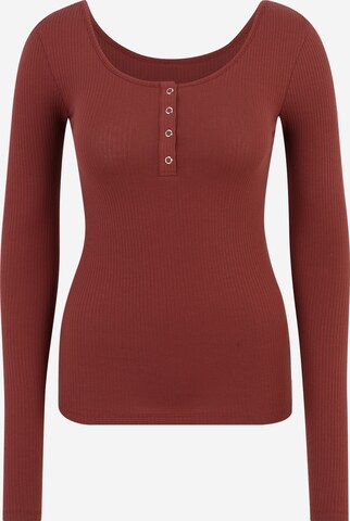 Pieces Tall Shirt 'Kitte' in Rood: voorkant