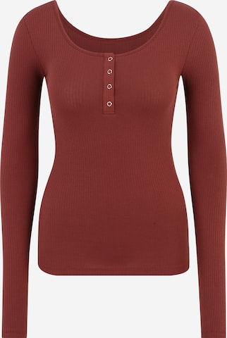 Pieces Tall Shirt 'Kitte' in Rot: predná strana