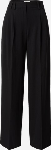 Kendall for ABOUT YOU Pleated Pants 'Alexis' in Black: front