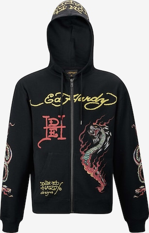 Ed HardyGornji dio trenirke 'Double-Venom' - crna boja: prednji dio