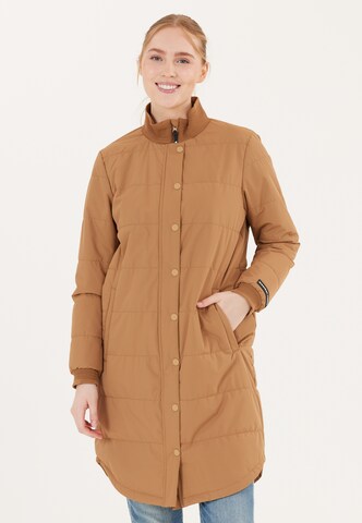 Weather Report Athletic Jacket 'Cassidy' in Brown: front