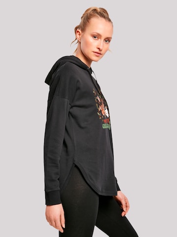 F4NT4STIC Sweatshirt 'Christmas Hippie Santa And Reindeer' in Schwarz