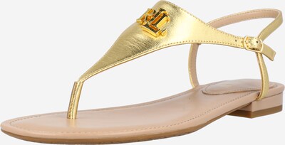Flip-flops 'ELLINGTON' Lauren Ralph Lauren pe auriu, Vizualizare produs