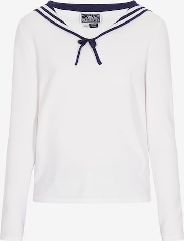 DreiMaster MaritimPulover - bijela boja: prednji dio