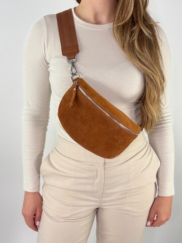 lePelou - Riñonera 'ARIA medium' en marrón