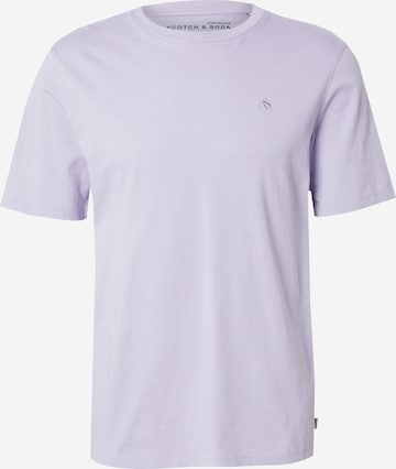 SCOTCH & SODA Shirt 'Seasonal core' in Lila: voorkant