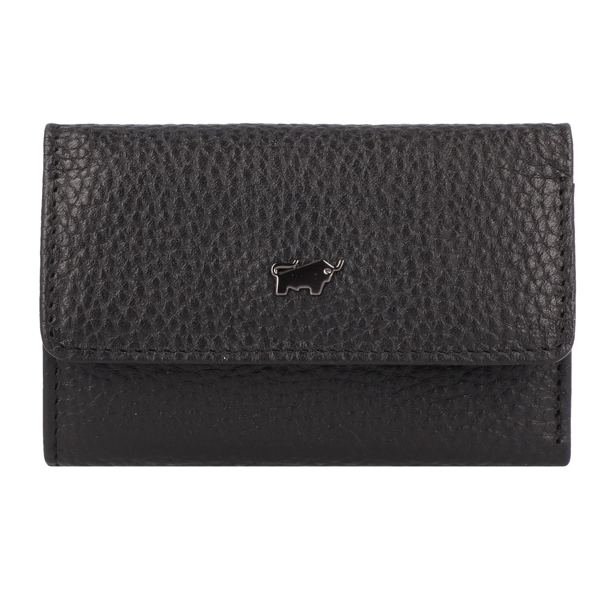 Braun Büffel Wallet 'Theo' in Black: front