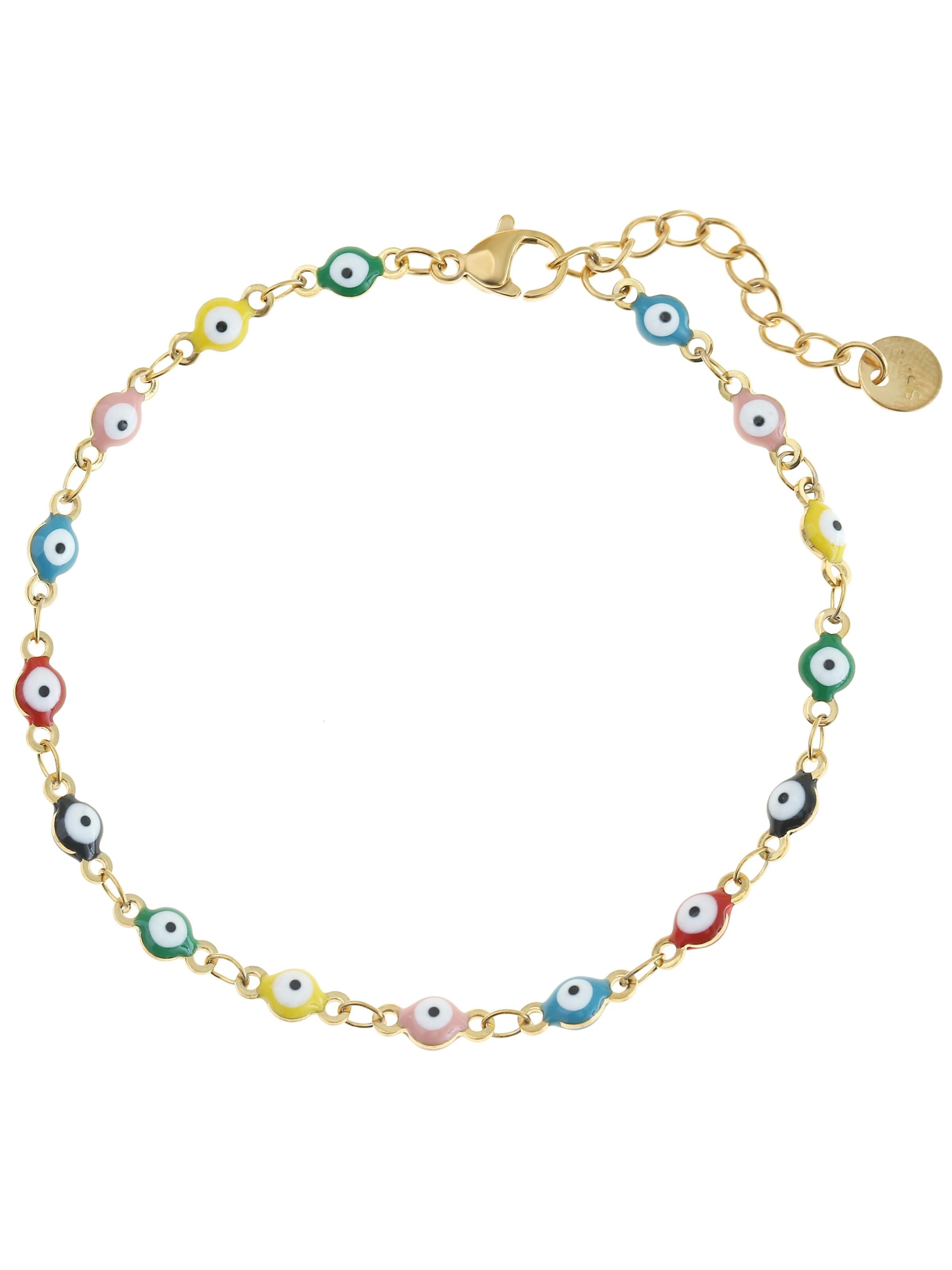 Made by Nami Bracelet 'Nazar Boncuk' in Mixed colors: front