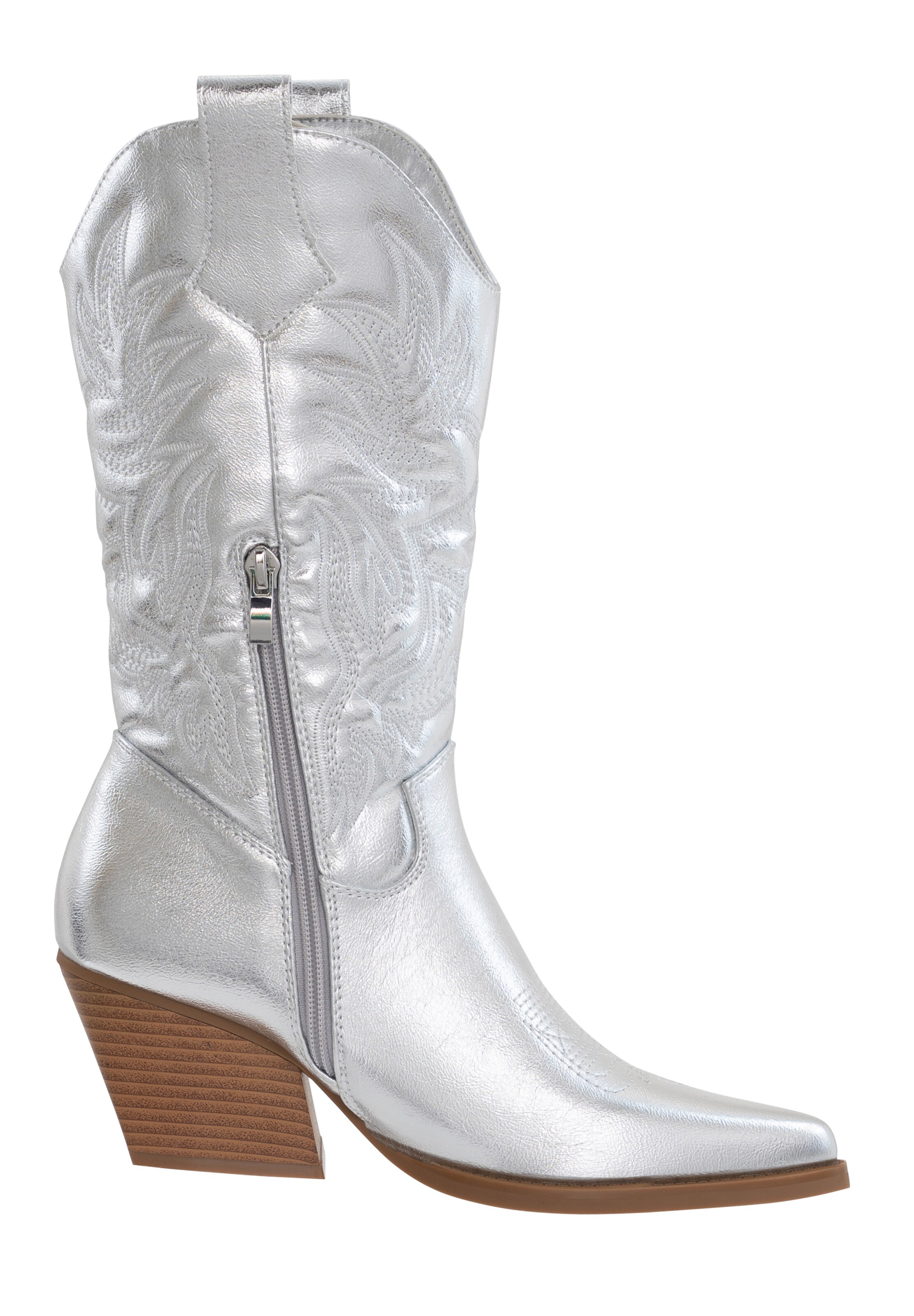 Salinyang Comwboystøvler i sølv