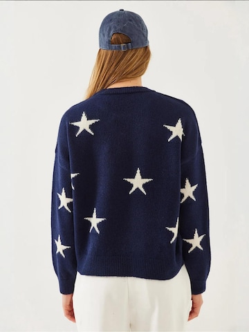 Bianco Lucci Pulover 'Pullover' | modra barva