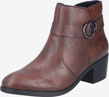 Bottines Rieker en marron : devant