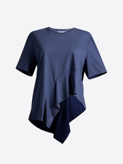4TAILORS Haut en S en marine, Vue avec produit