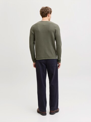 JACK & JONES Sweater 'JJEGEORGE' in Green