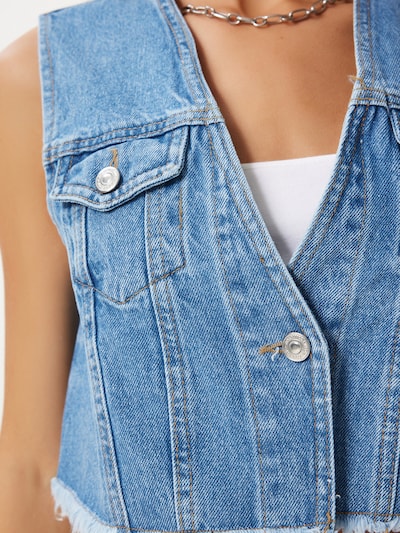 Happiness İstanbul Gilet en bleu, Vue avec produit